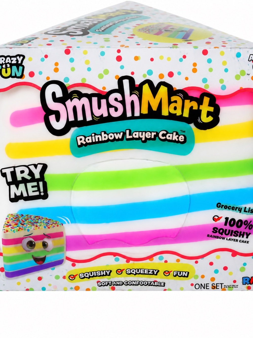 VIRAL SMUSHMART RAINBOW LAYER CAKE! 🍰
